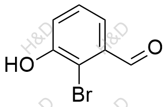 2-溴-3-羟基苯甲醛结构式