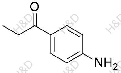 4-胺基丙苯酮化学结构式