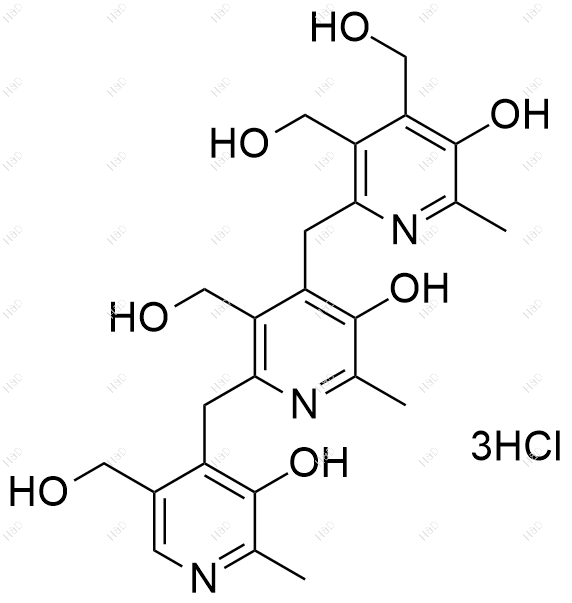 维生素B6杂质38(三盐酸盐)结构式