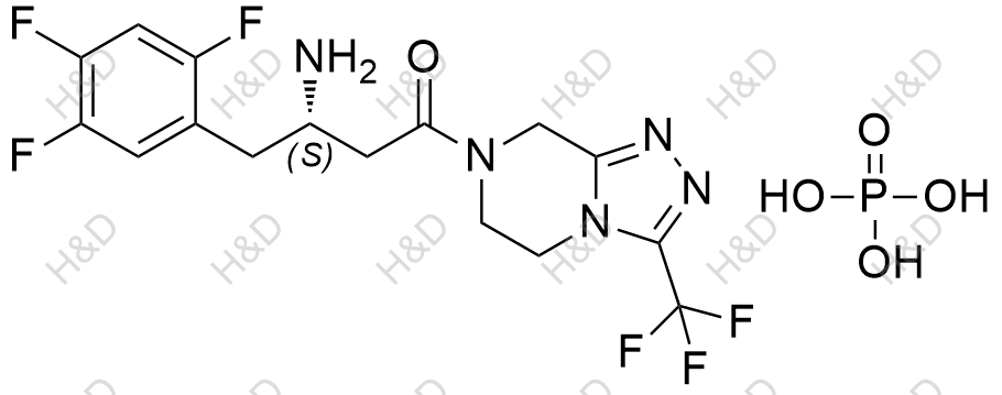 西格列汀EP杂质A(磷酸盐)结构式