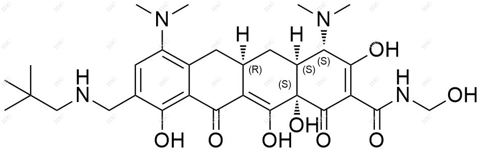 羟甲基奥马环素结构式