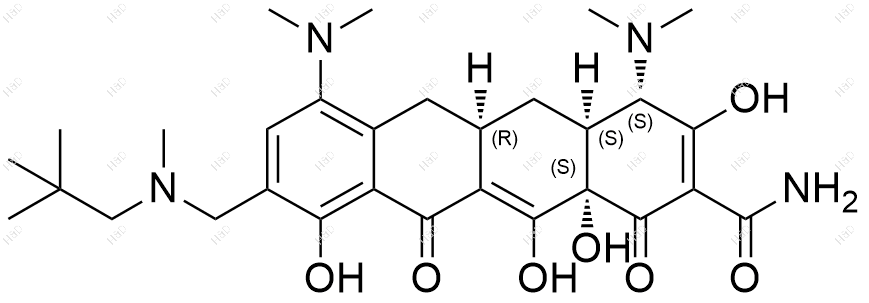 N-甲基奥马环素结构式
