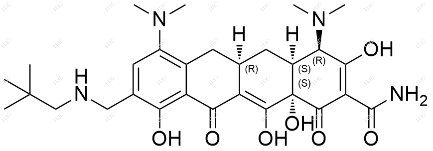奥马环素4-Beta异构体结构式