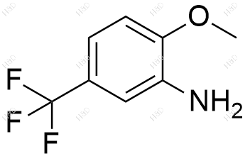 2-甲氧基-5-三氟甲基苯胺化学结构式
