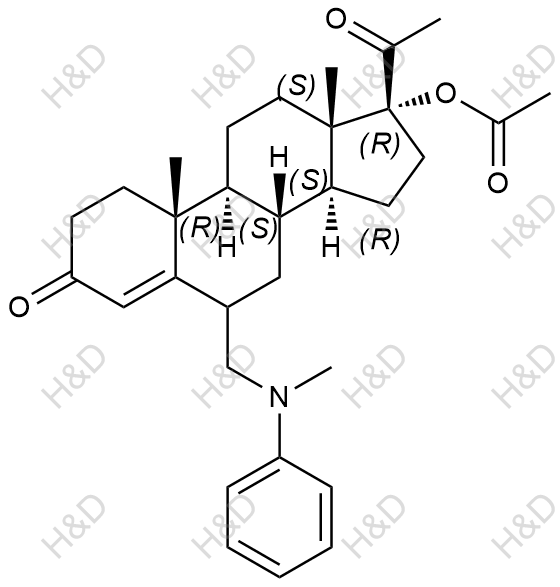 醋酸甲羟孕酮杂质19结构式