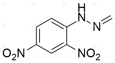甲醛2,4-二硝基苯腙化学结构式