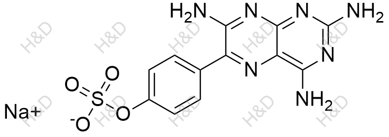 氨苯蝶啶杂质8(钠盐)结构式