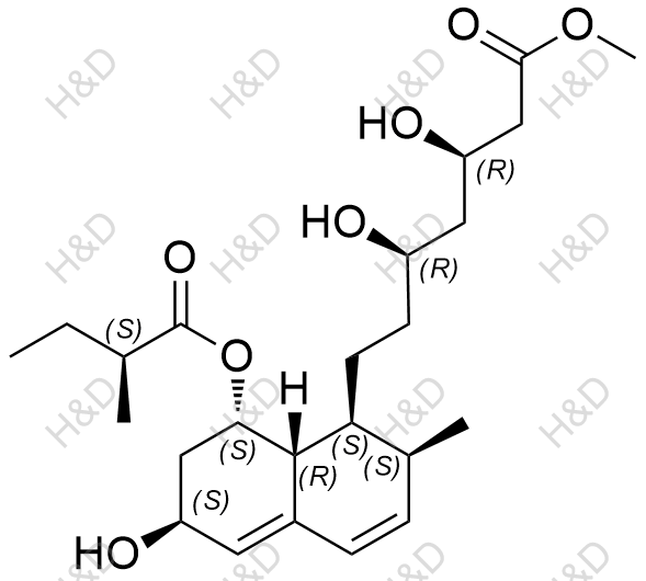 普伐他汀杂质12结构式