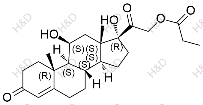 氢化可的松杂质54结构式