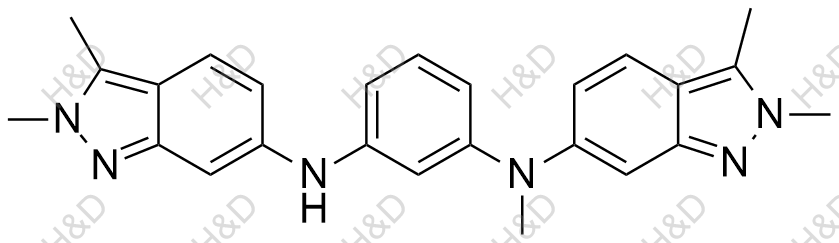 帕唑帕尼杂质49结构式