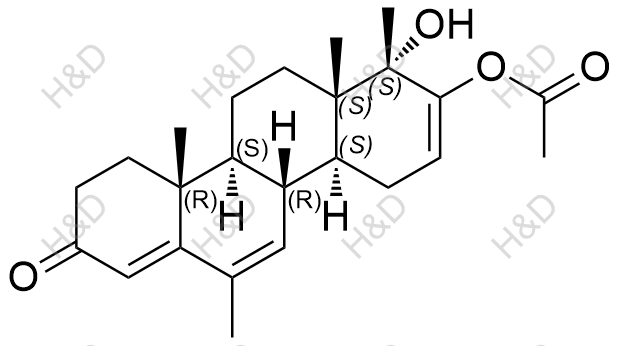 醋酸甲地孕酮杂质10结构式