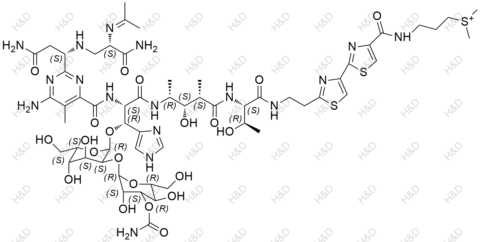 博来霉素杂质8结构式