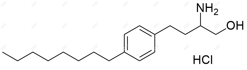 芬戈莫德杂质14（盐酸盐）结构式