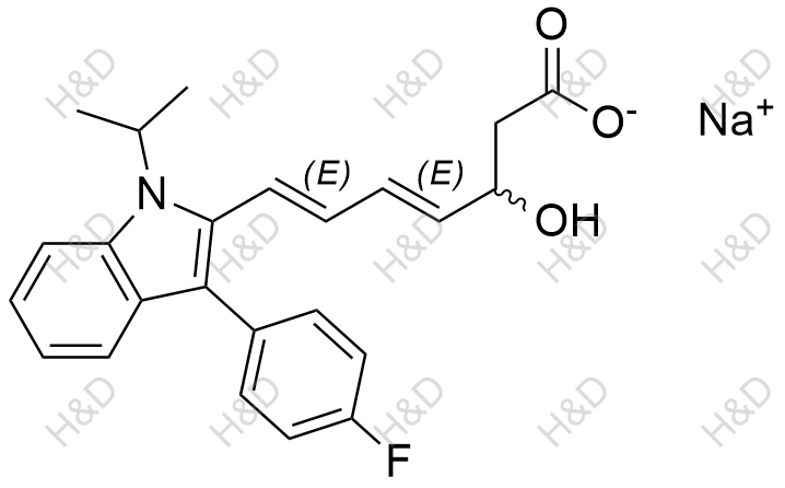 氟伐他汀EP杂质F(钠盐)结构式