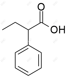 2-苯基丁酸化学结构式