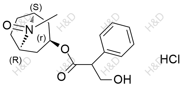 硫酸阿托品杂质12(盐酸盐)结构式