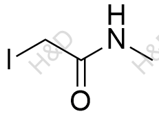 2-碘-N-甲基乙酰胺化学结构式