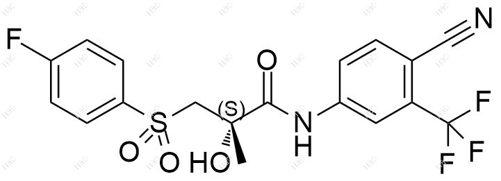 (S)-比卡鲁胺结构式