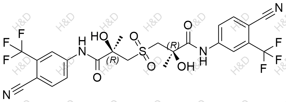 (2R,2'R)-比卡鲁胺EP杂质L结构式
