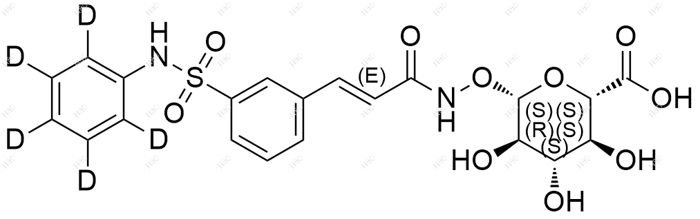 Belinosat-d5葡糖苷酸结构式