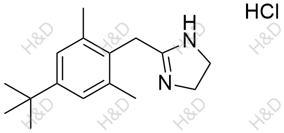 赛洛唑啉（盐酸盐）化学结构式