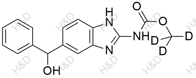 5-羟基甲苯咪唑-d3结构式