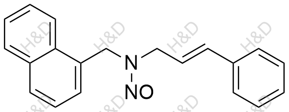 N-亚硝基脱甲基萘结构式