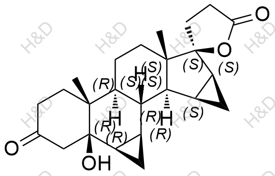 5-β-羟基屈螺酮结构式