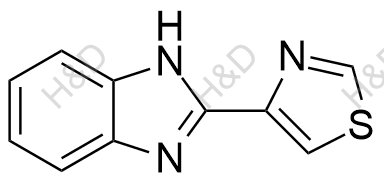 噻苯达唑结构式