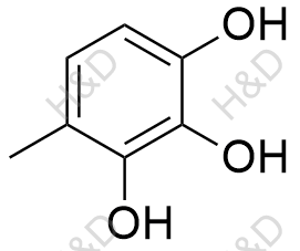 2,3,4-三羟基甲苯化学结构式