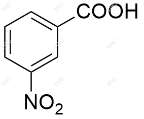 间硝基苯甲酸化学结构式