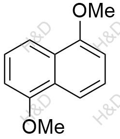 1,5-二甲氧基萘化学结构式