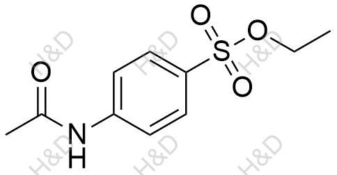 对乙酰氨基苯磺酸乙酯结构式