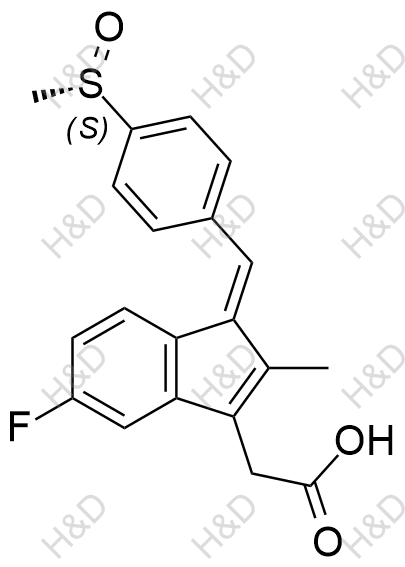 (S)-舒林酸结构式