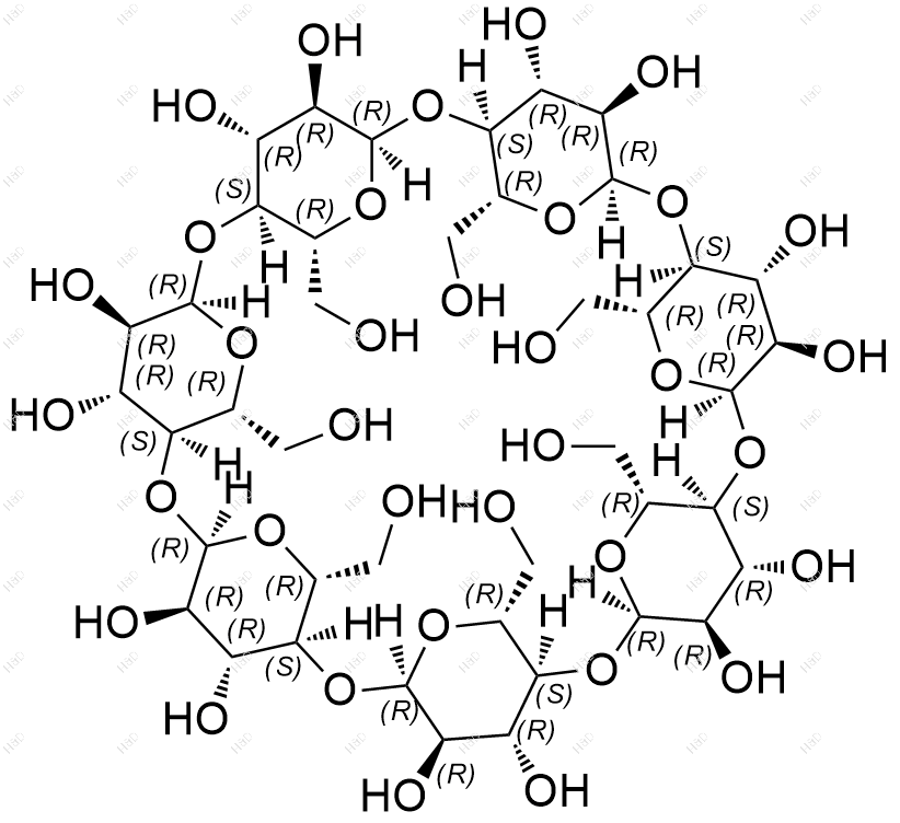 β-环糊精结构式