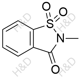 N-甲基糖精化学结构式