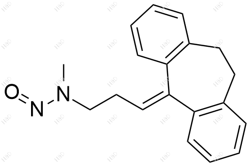 N-亚硝基去甲替林结构式