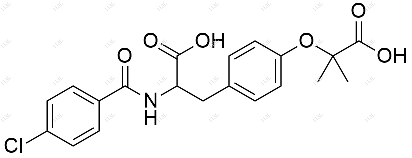 苯扎贝特杂质12结构式