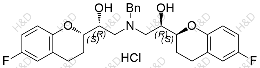 奈必洛尔杂质81(盐酸盐)结构式
