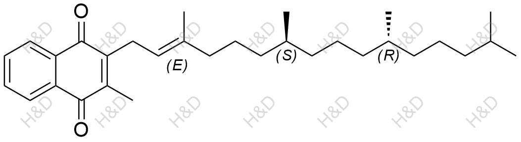 维生素K1(7S,11R,E)异构体结构式