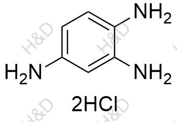 1,2,4-三氨基苯盐酸化学结构式