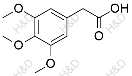 3,4,5-三甲氧基苯乙酸化学结构式