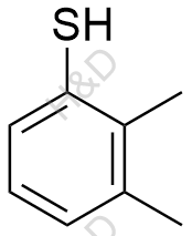 2,3-二甲基苯硫酚化学结构式