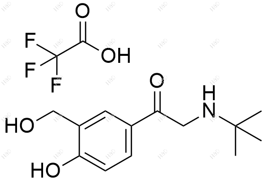 沙丁胺醇EP杂质J(三氟乙酸盐)结构式