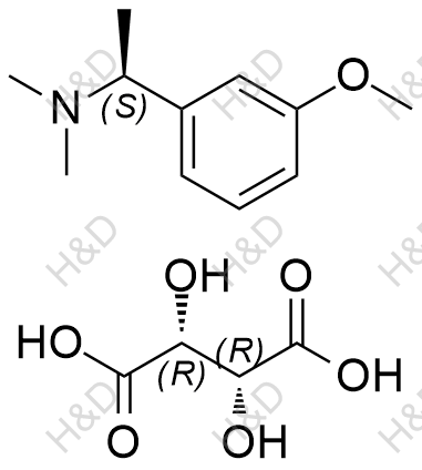 卡巴拉汀杂质2（酒石酸盐）结构式