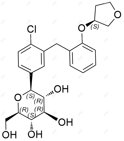 恩格列净杂质91结构式