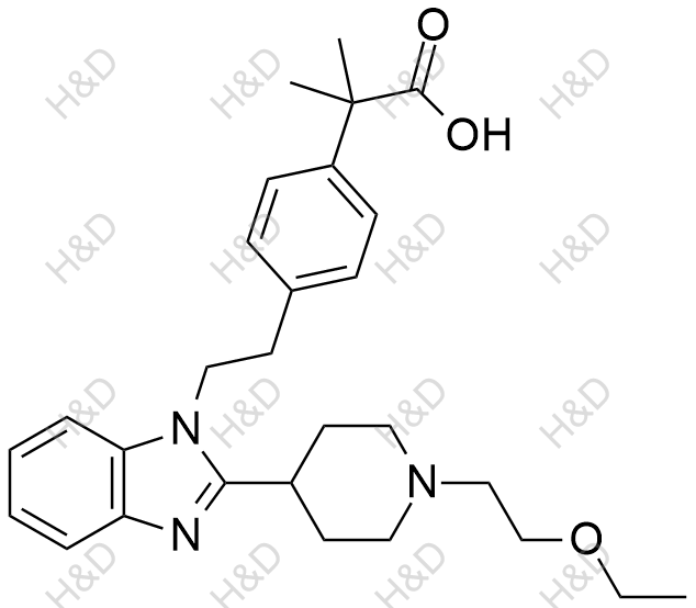 比拉斯汀杂质41结构式