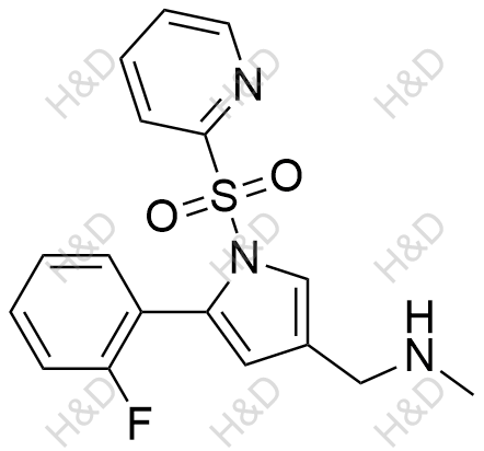 沃诺拉赞杂质80结构式