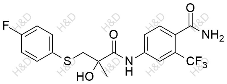 比卡鲁胺杂质30结构式