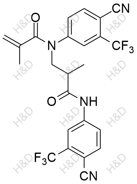 比卡鲁胺杂质26结构式